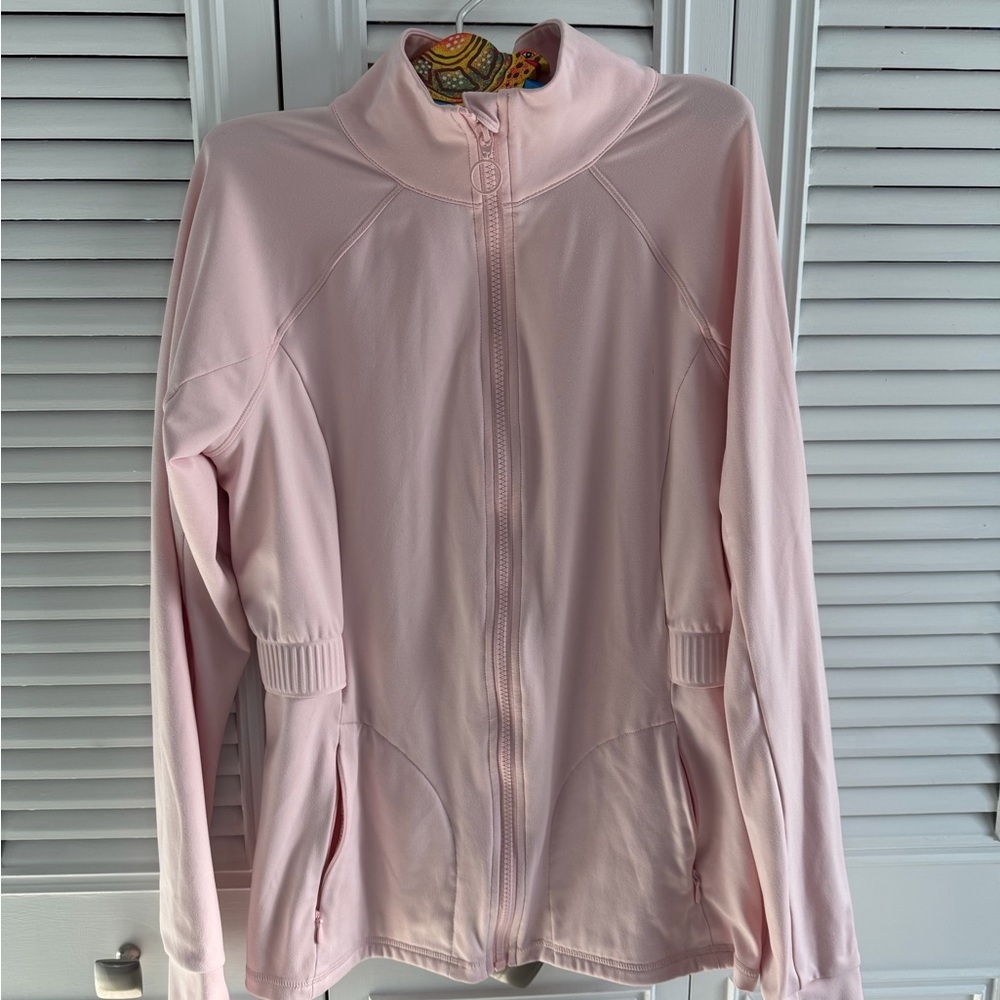 Fabletics Light Pink Women's Jacket, Medium - image 1